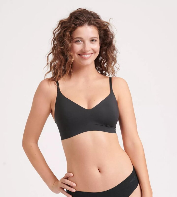 SLOGGI ZERO MICROFIBRE 2.0 BRALETTE   čierna